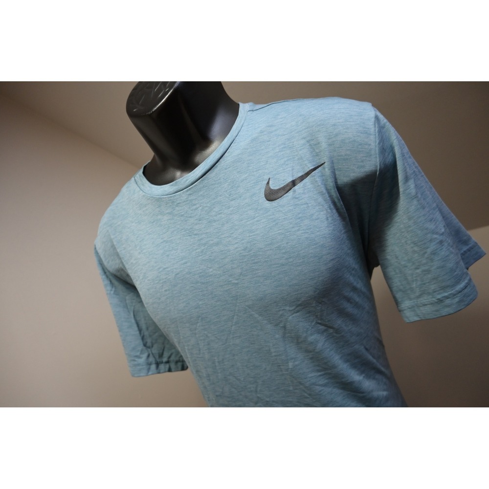 Nike Dri-FIT Gym T-Shirt Mens Large Blue Short Sleeve Athletic Excellent